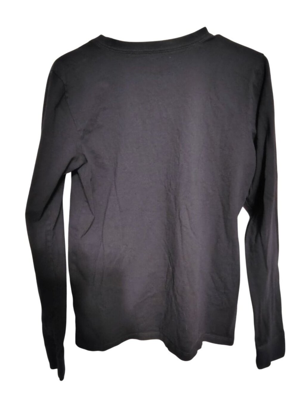 Life is Good Medium Breathe Black Long Sleeve T-Shirt, Night Time Snow Universe - Picture 4 of 4